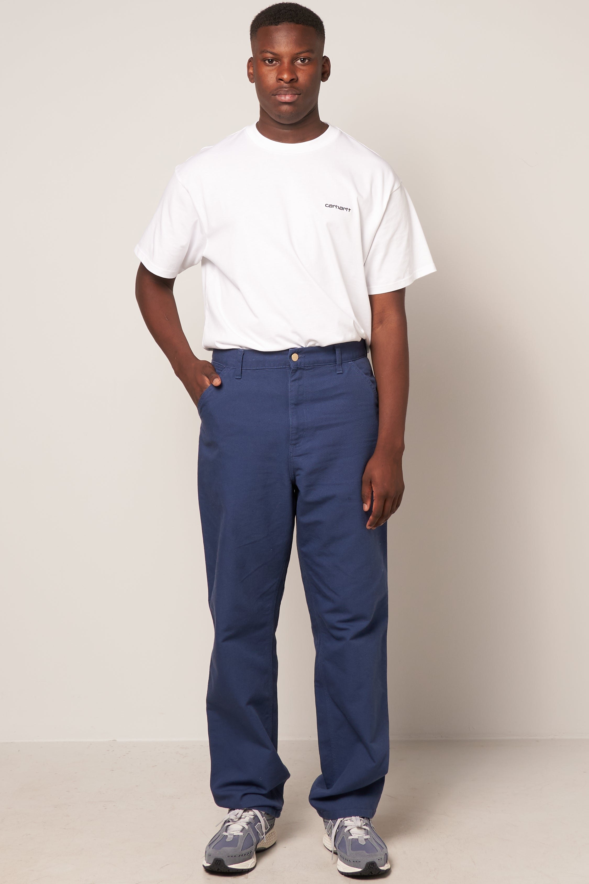 Simple Pant Blue Rinsed