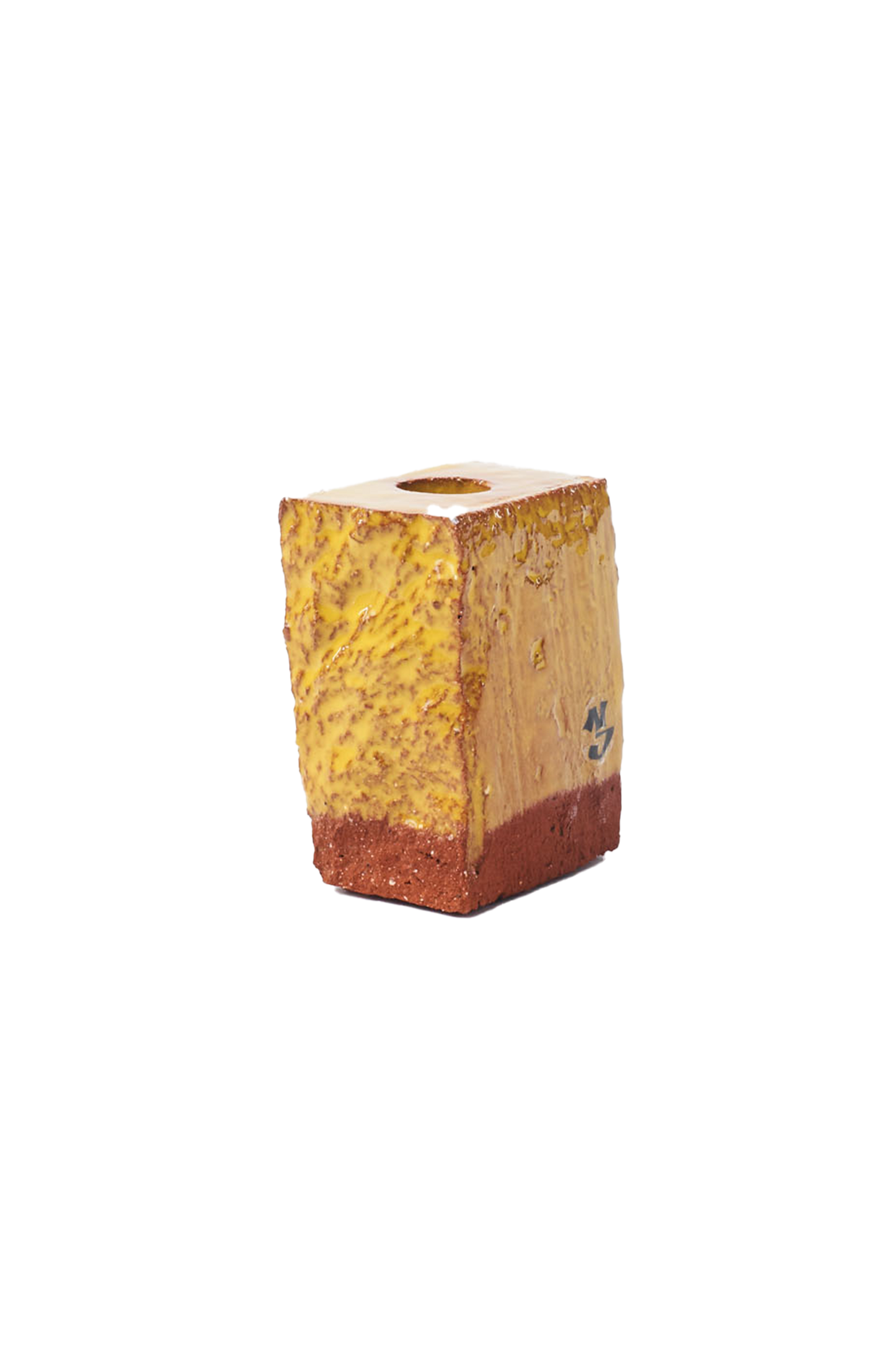 A Single Brick Candle S Yellow