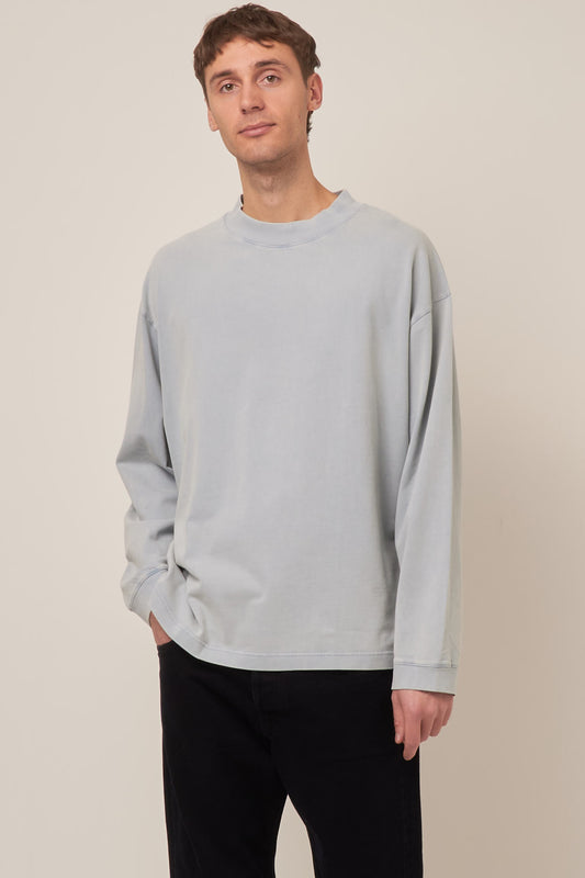 Crew Neck Sweater Soft Blue