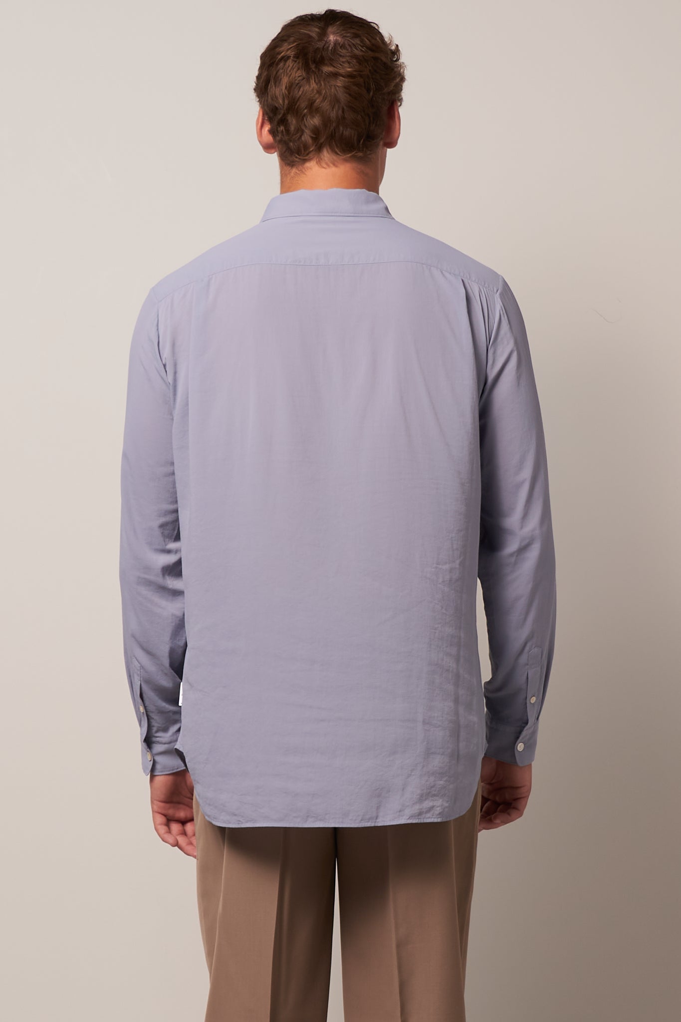 Zip Shirt Dusty Blue