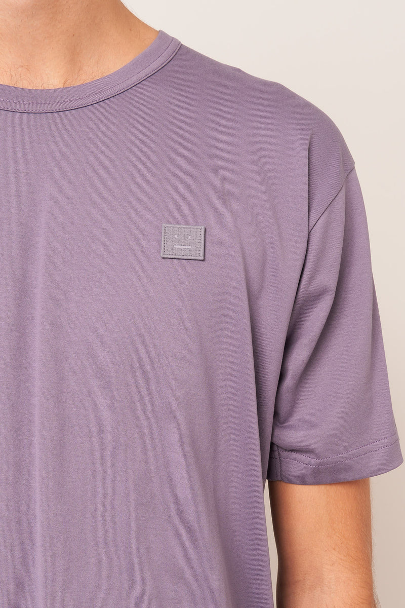 Crew Neck T-shirt Faded Purple