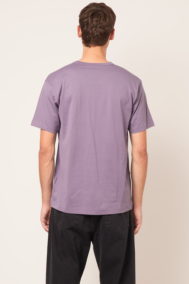 Crew Neck T-shirt Faded Purple