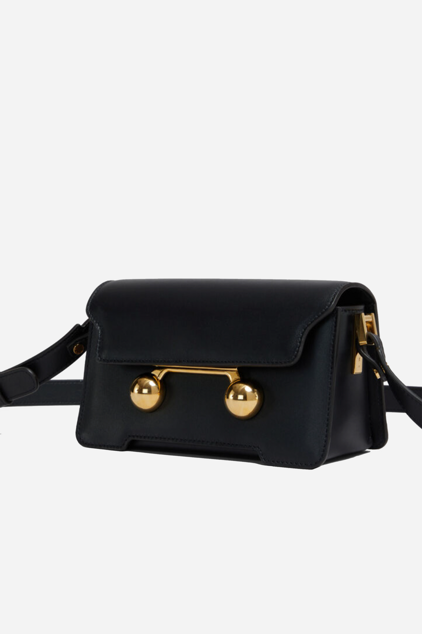 Black leather Trunkaroo mini shoulder bag