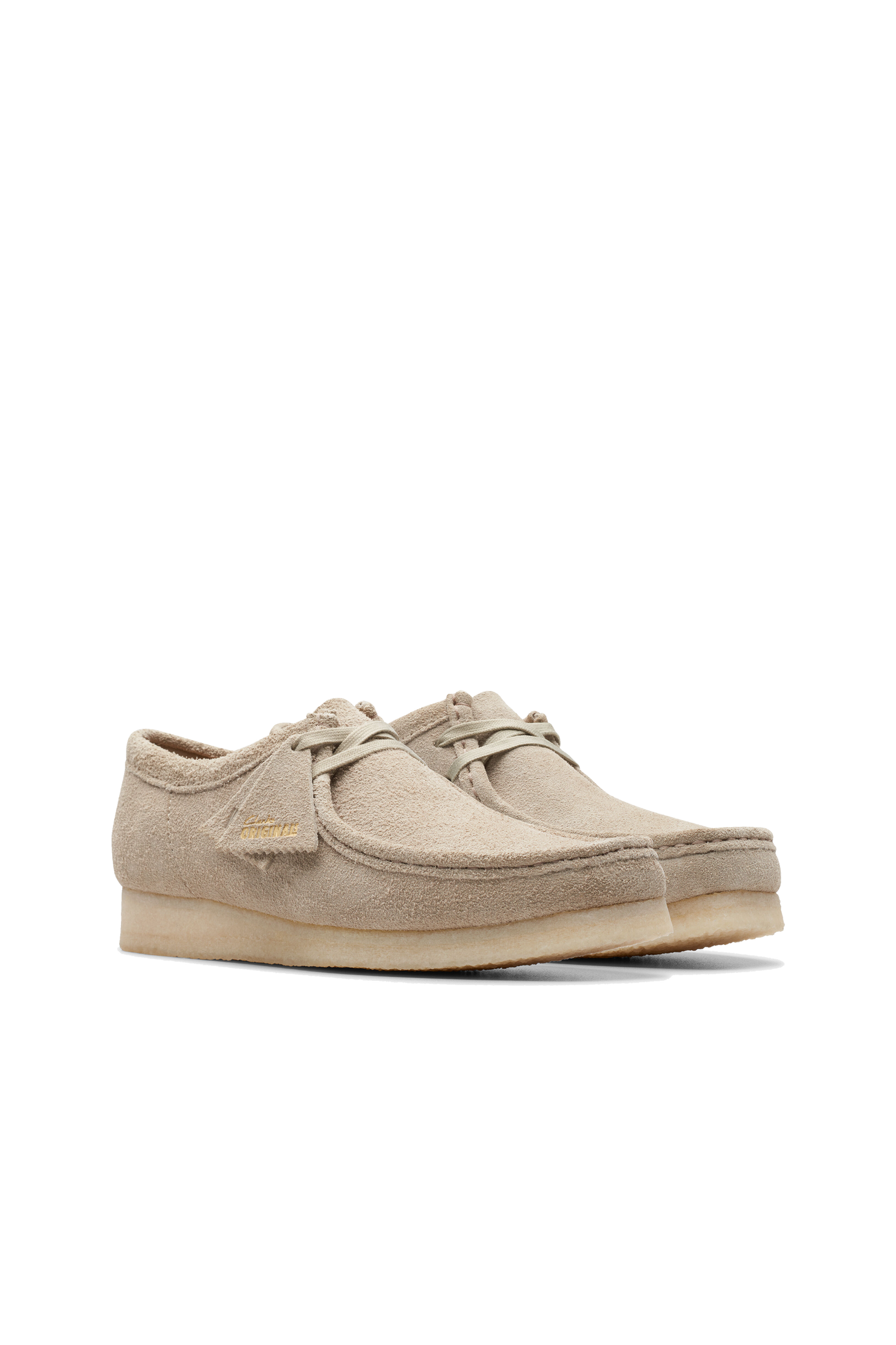 Wallabee Pale Grey Suede