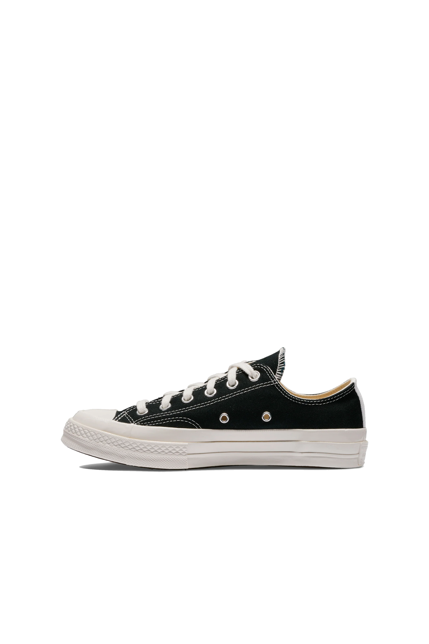 Converse Small Red Heart Low Black