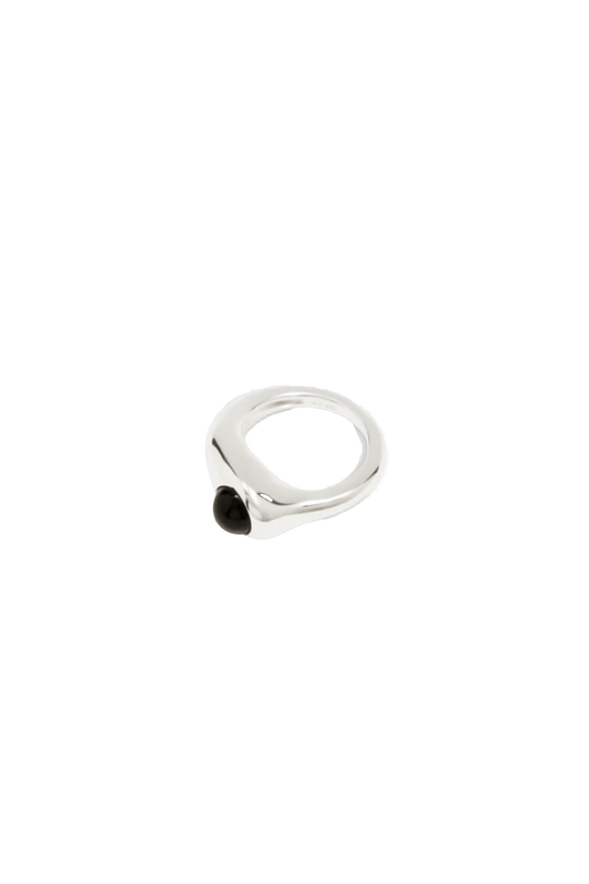 Dualism Black Onyx Ring Silver