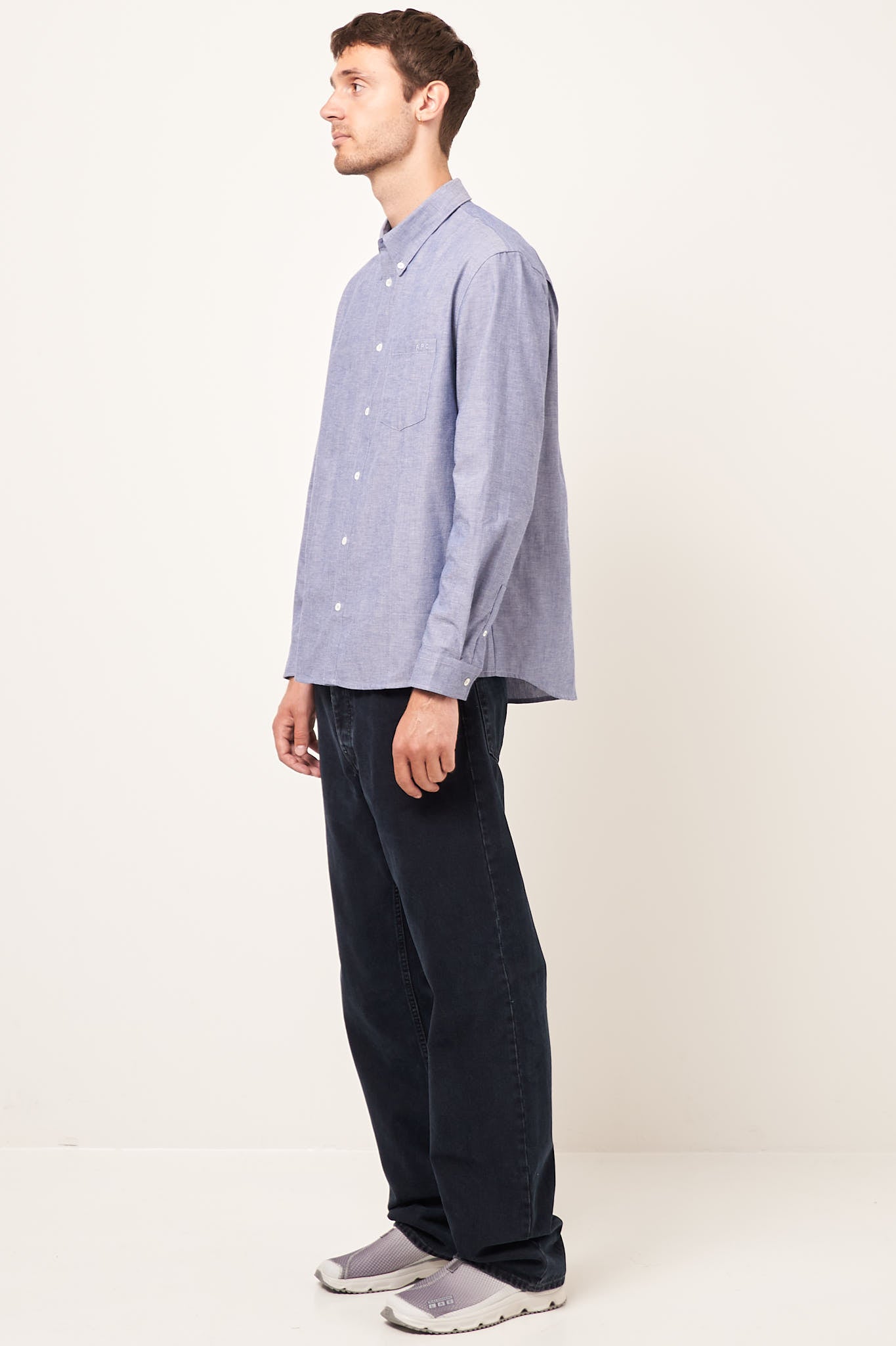 Edouard Shirt Brodee Indigo