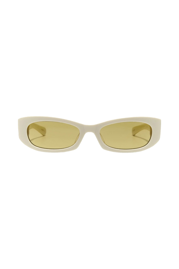 Gemma Solid Ivory / Smoked Olive Lens