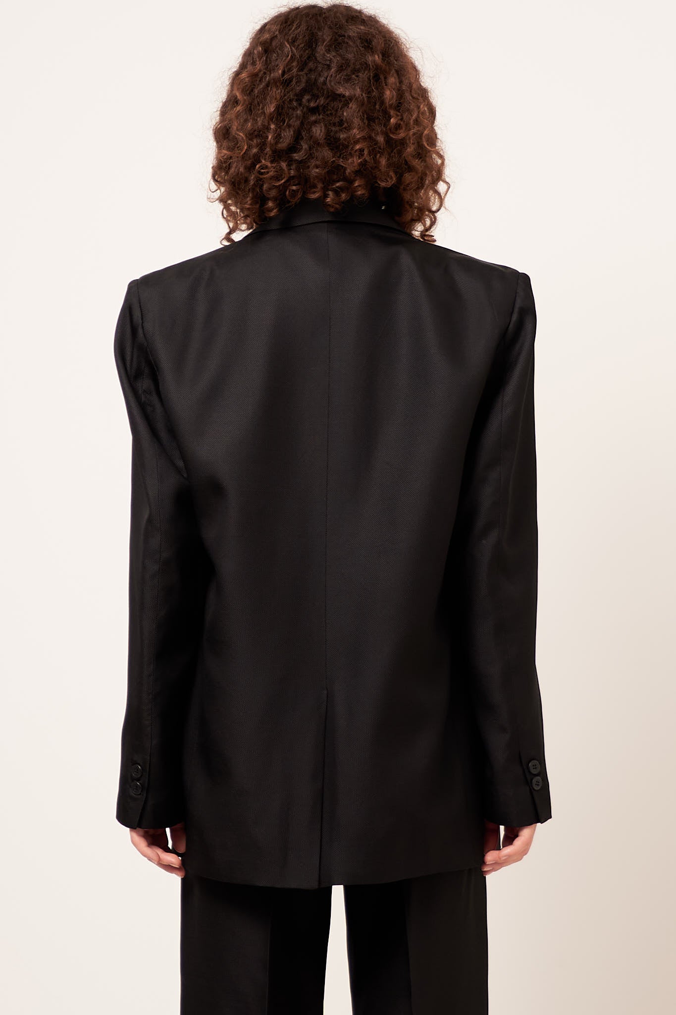 Friday Blazer Black Silk