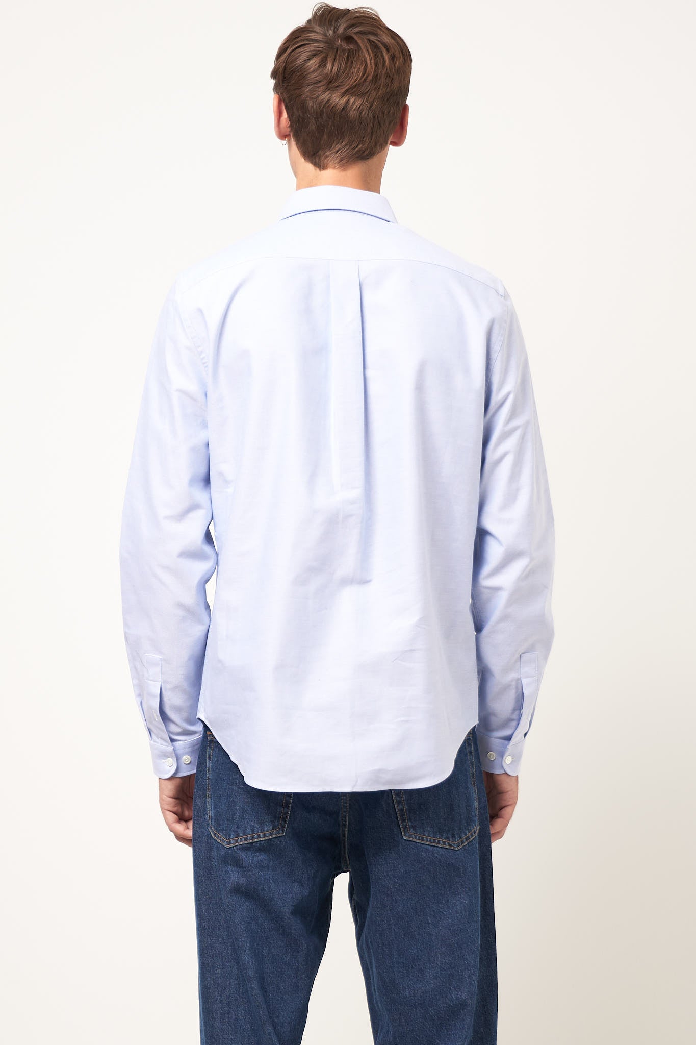 L/S Logo Oxford Shirt Sapphire