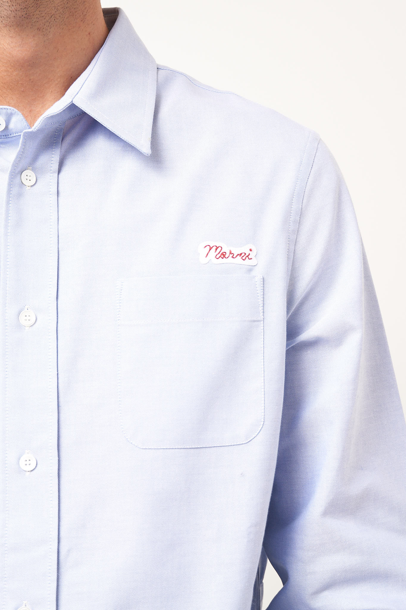 L/S Logo Oxford Shirt Sapphire