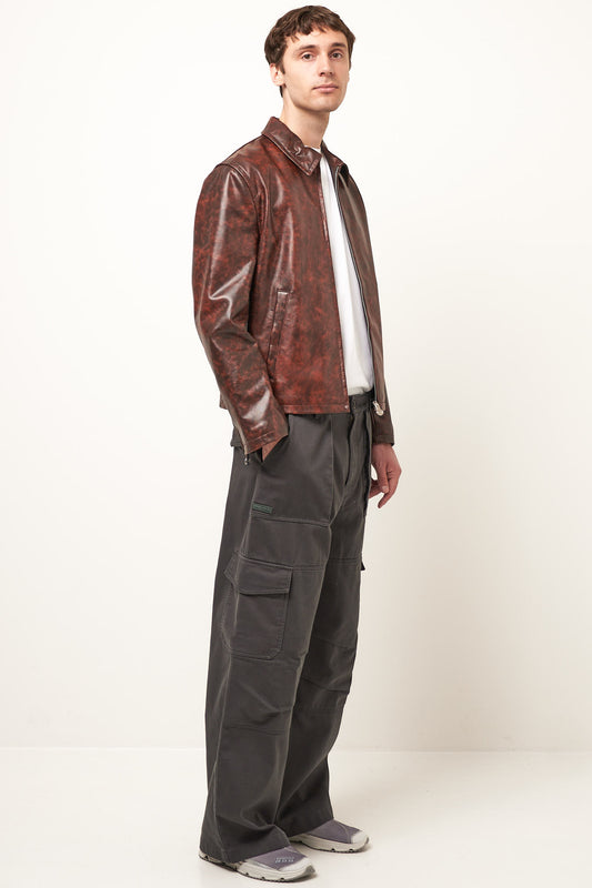 Leather Jacket Brown