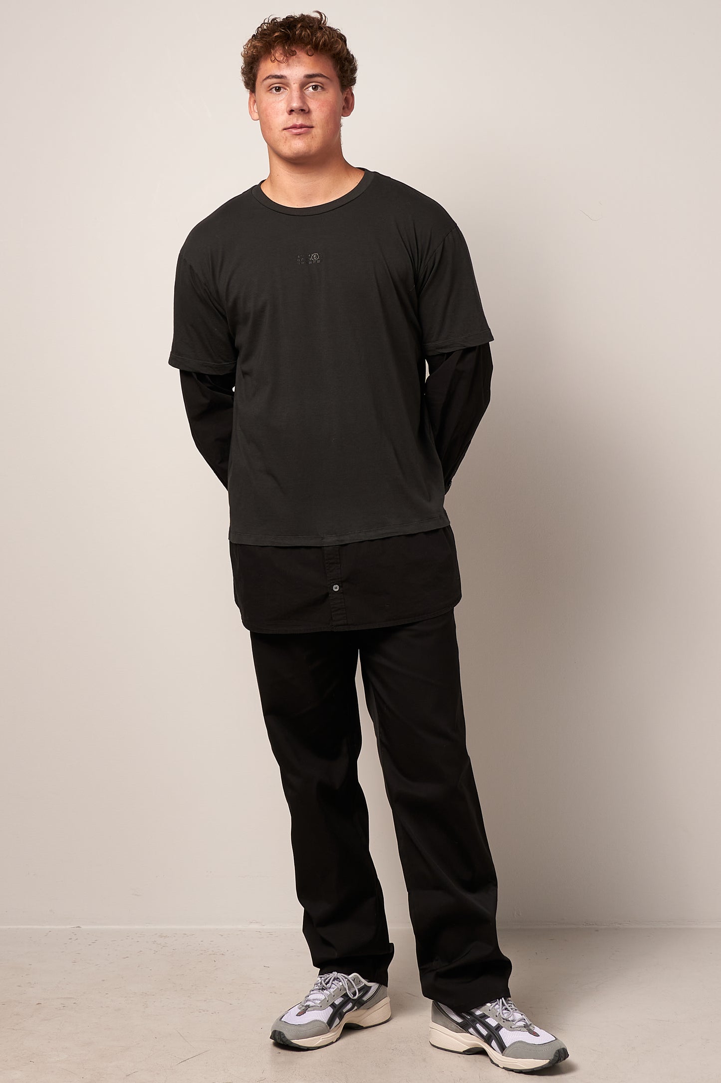 Logo Double-Shirt Black