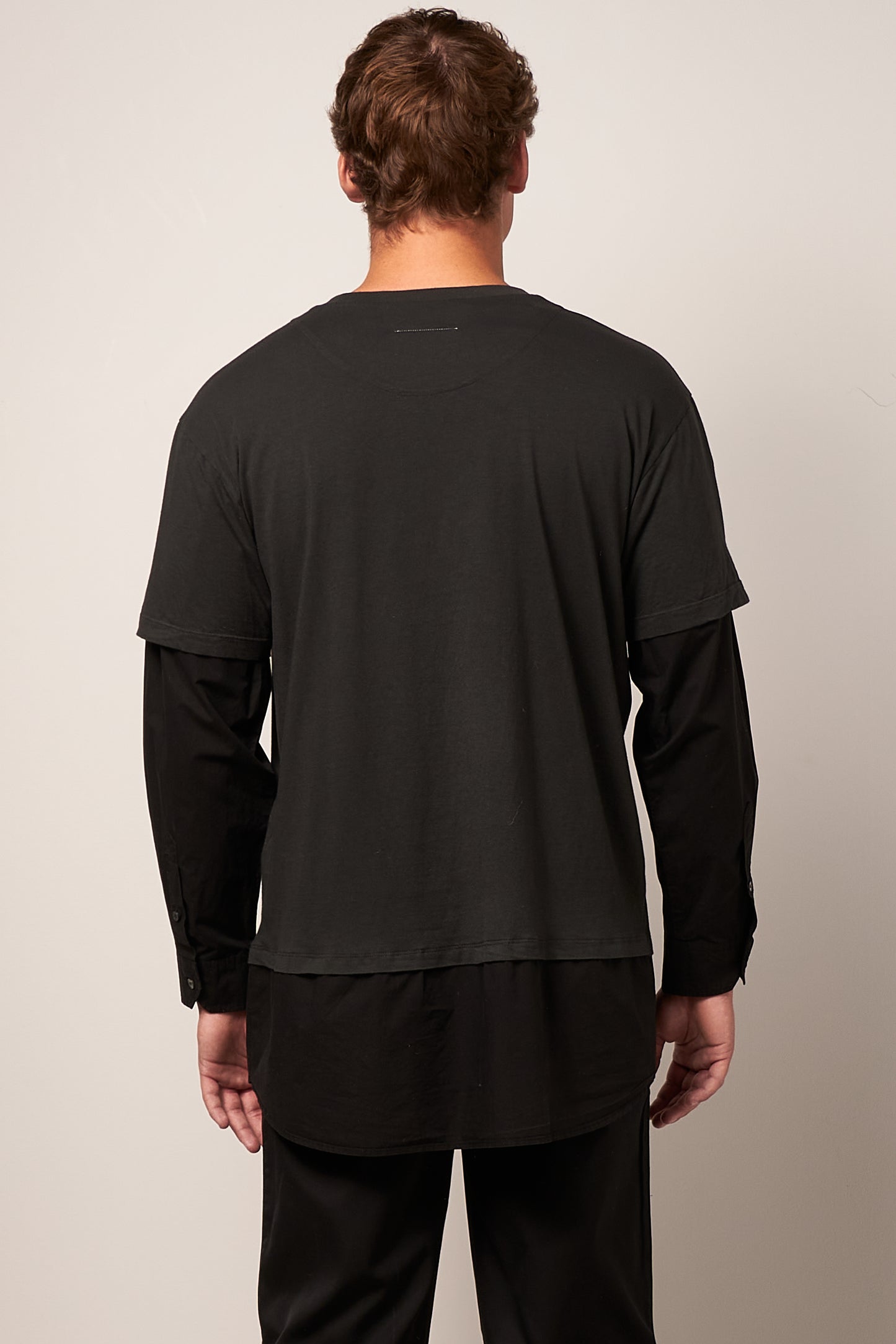 Logo Double-Shirt Black