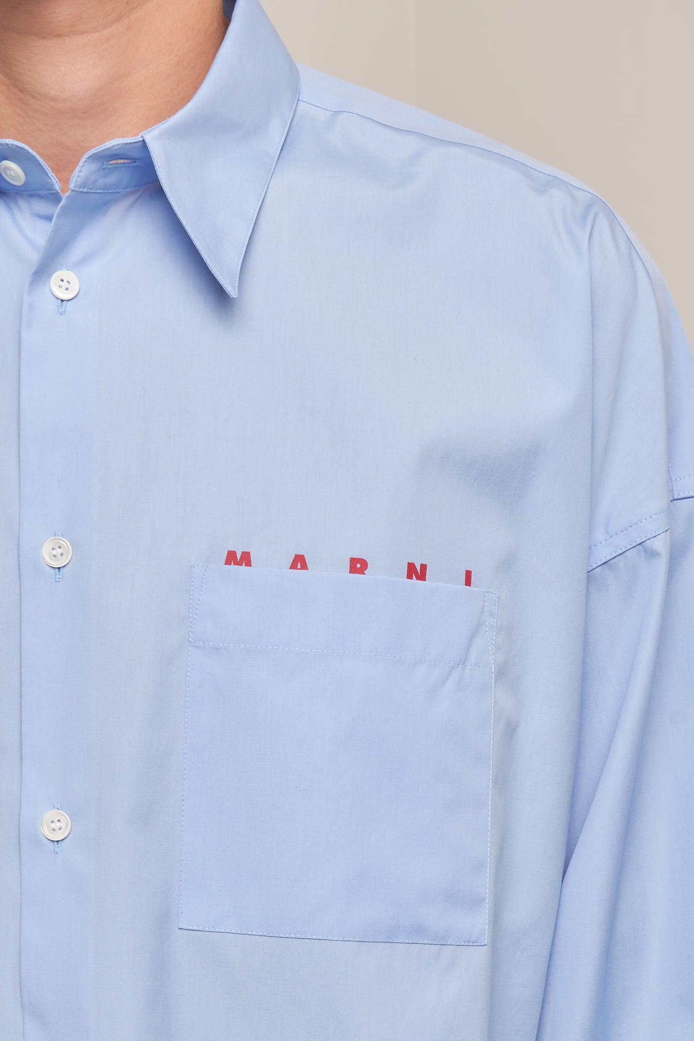 Logo Pocket Shirt Sky Blue