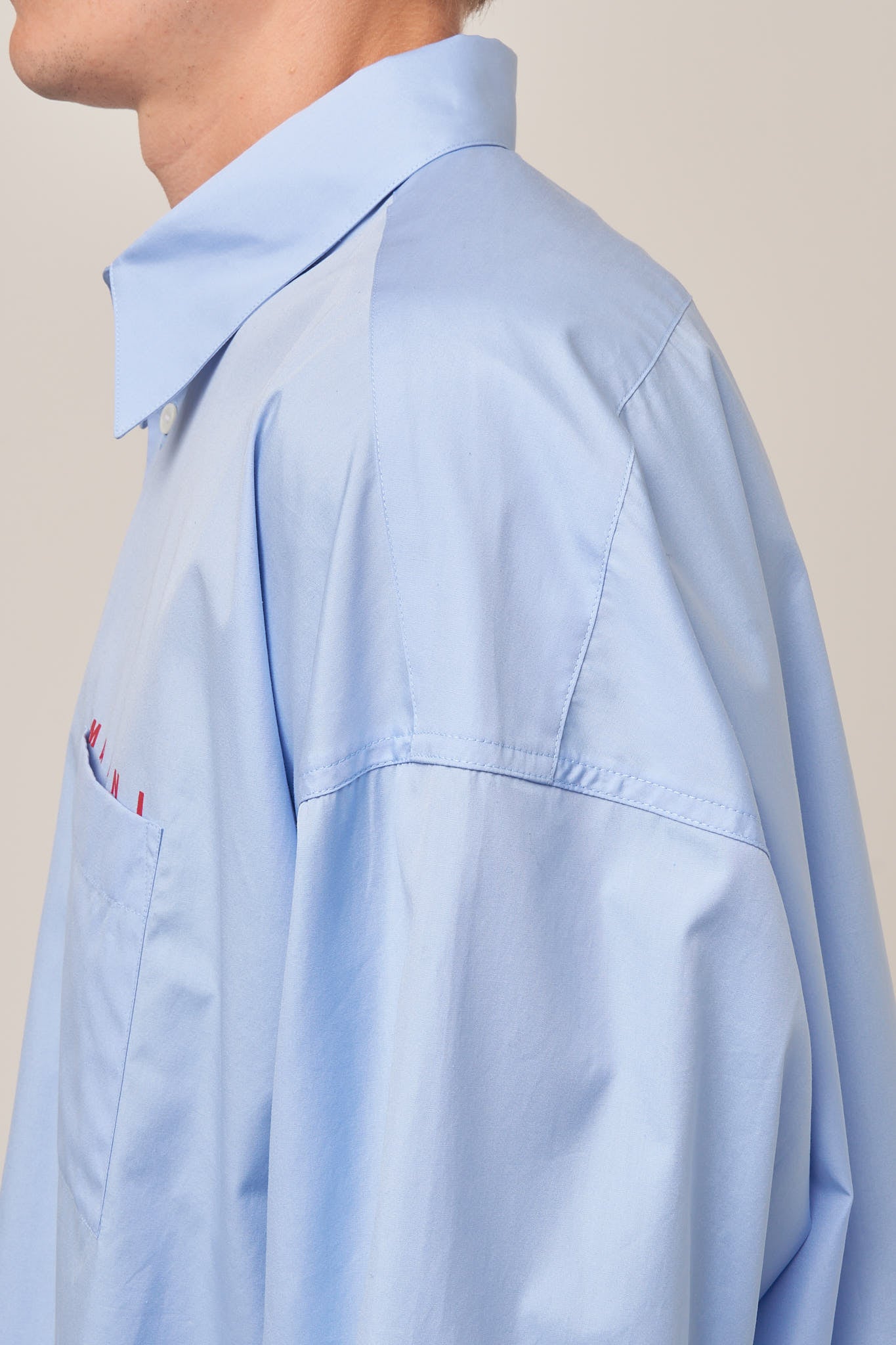 Logo Pocket Shirt Sky Blue