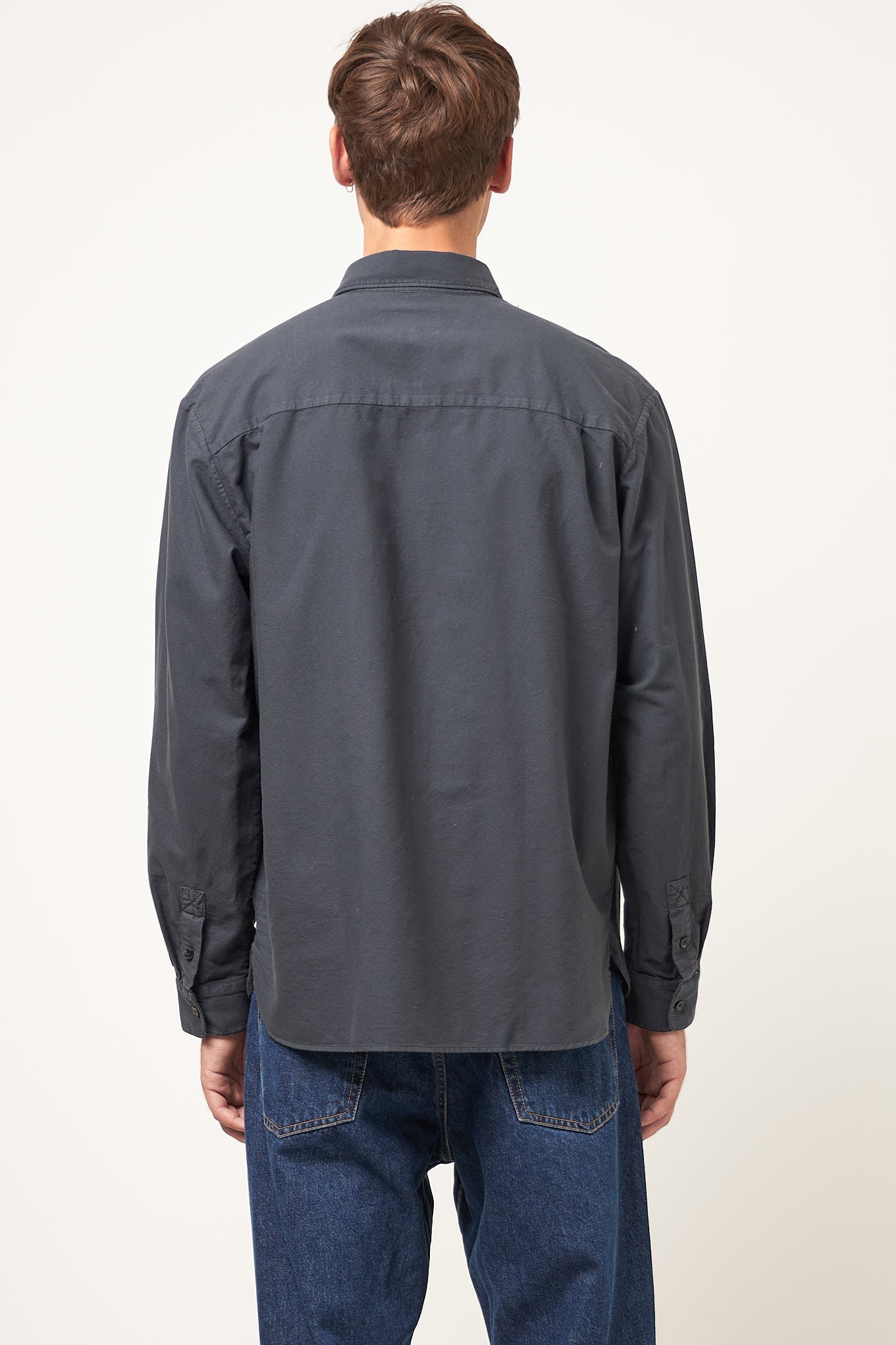 Mateo Logo Shirt Steel Blue