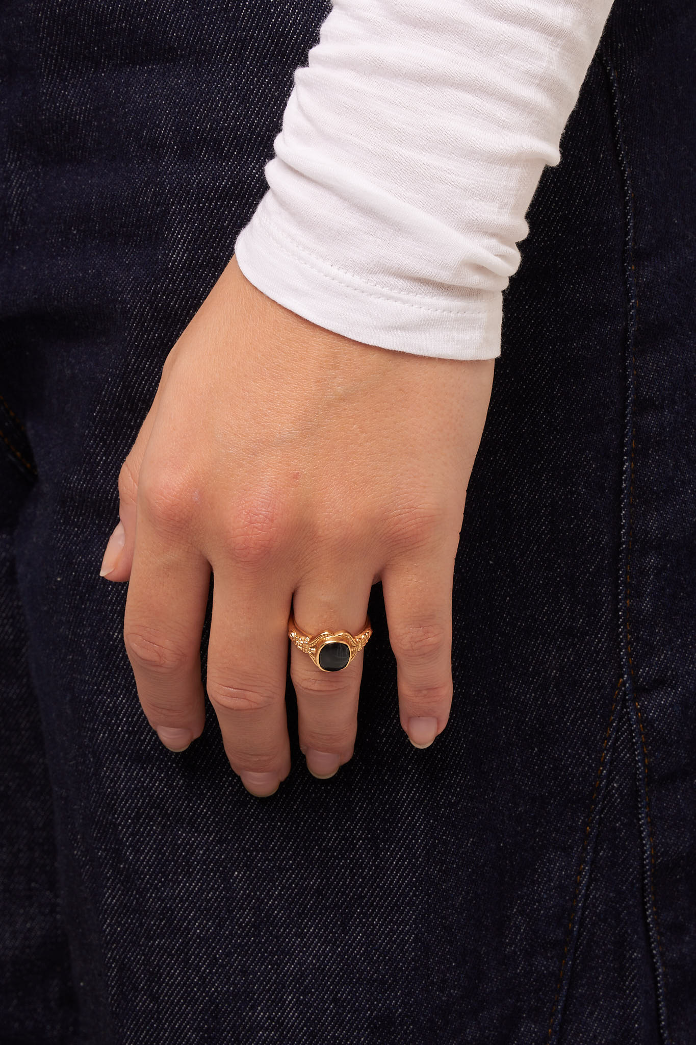 Laisser Ring Black/Gold