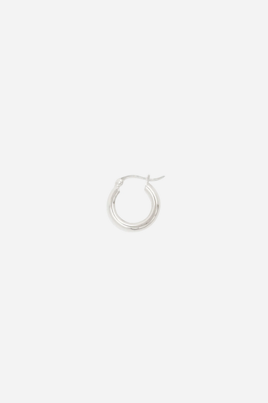 Oda Small Hoop Silver