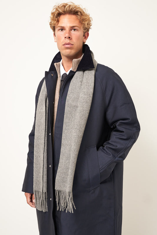 Soft Wool Scarf Grey