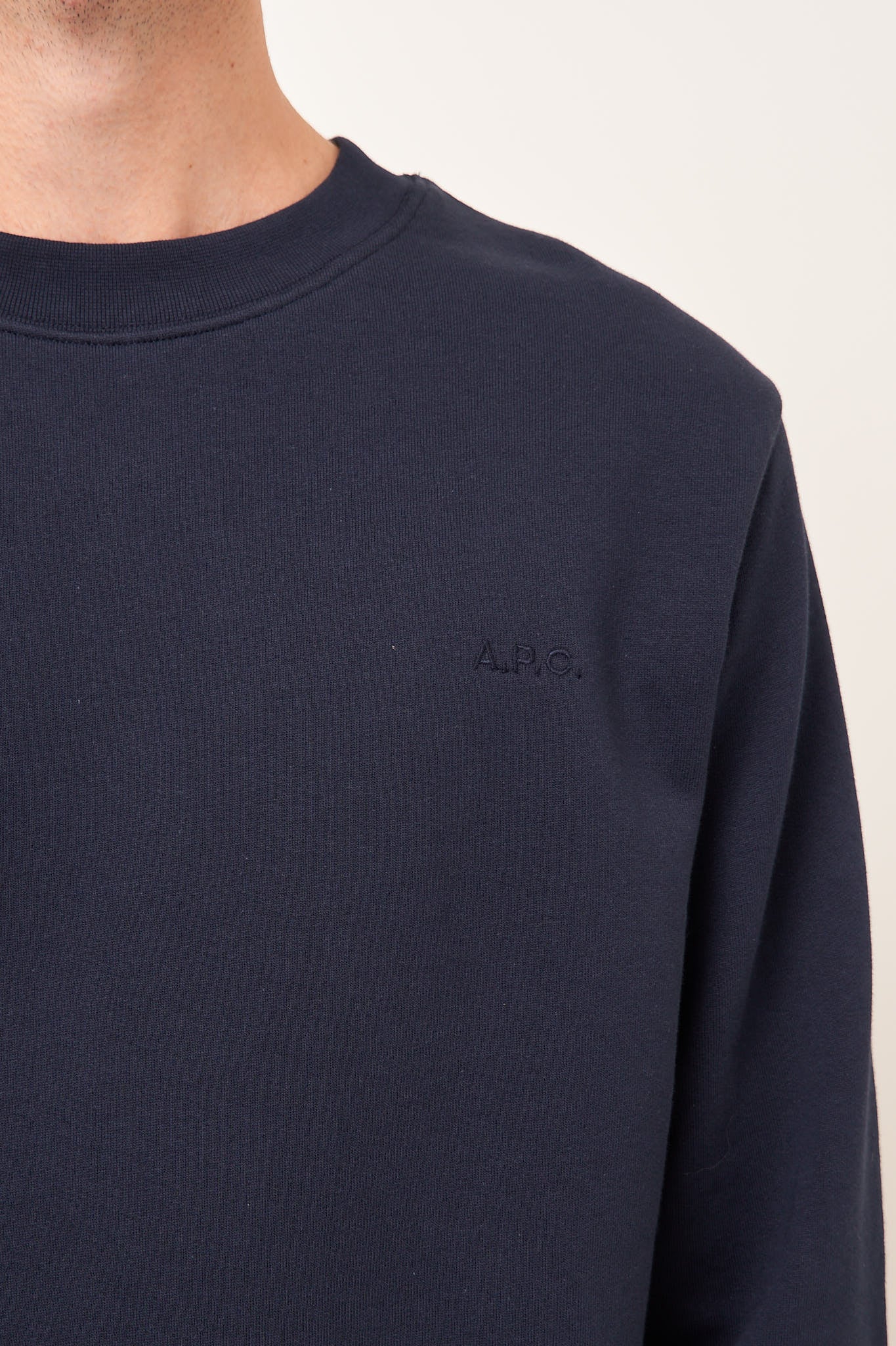 Standard APC Sweat Brodee Dark Navy