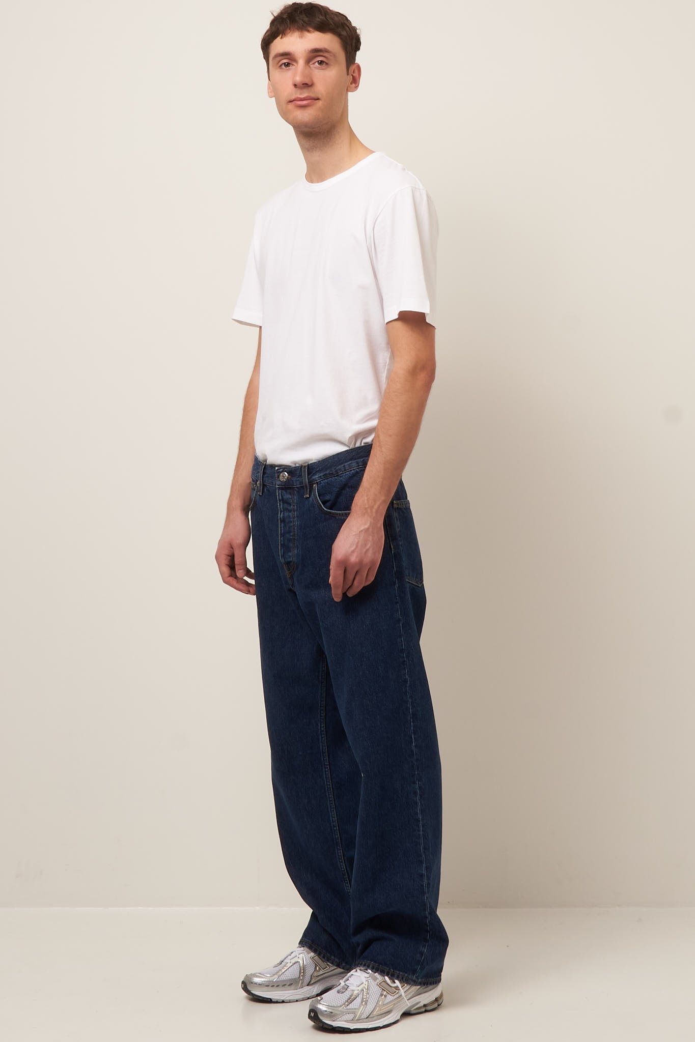 Loose Jeans Rinse Blue