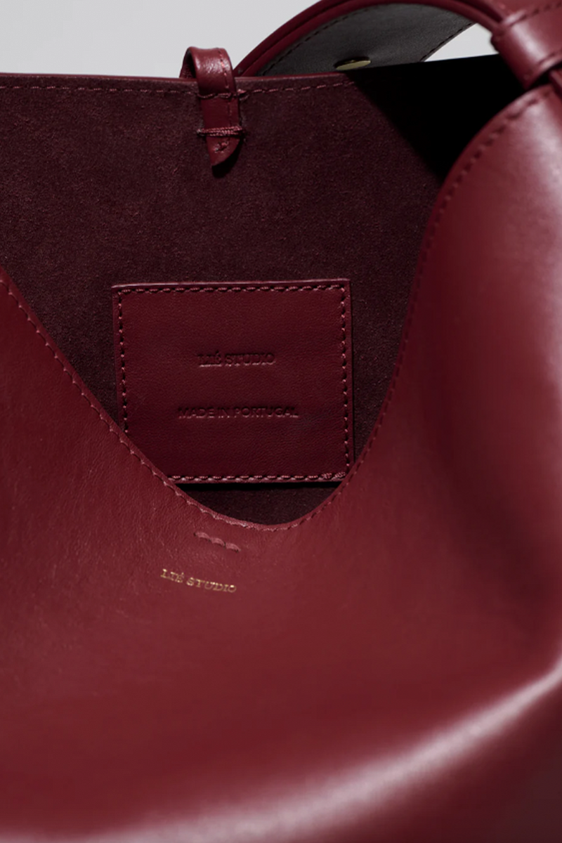 The Norma Tote Burgundy Red