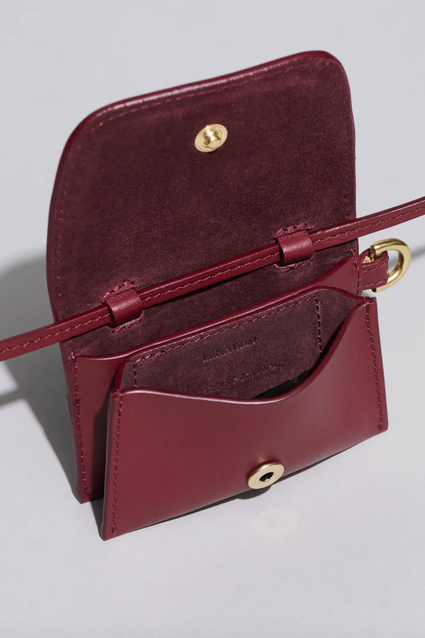 The Stella Wallet Burgundy Red