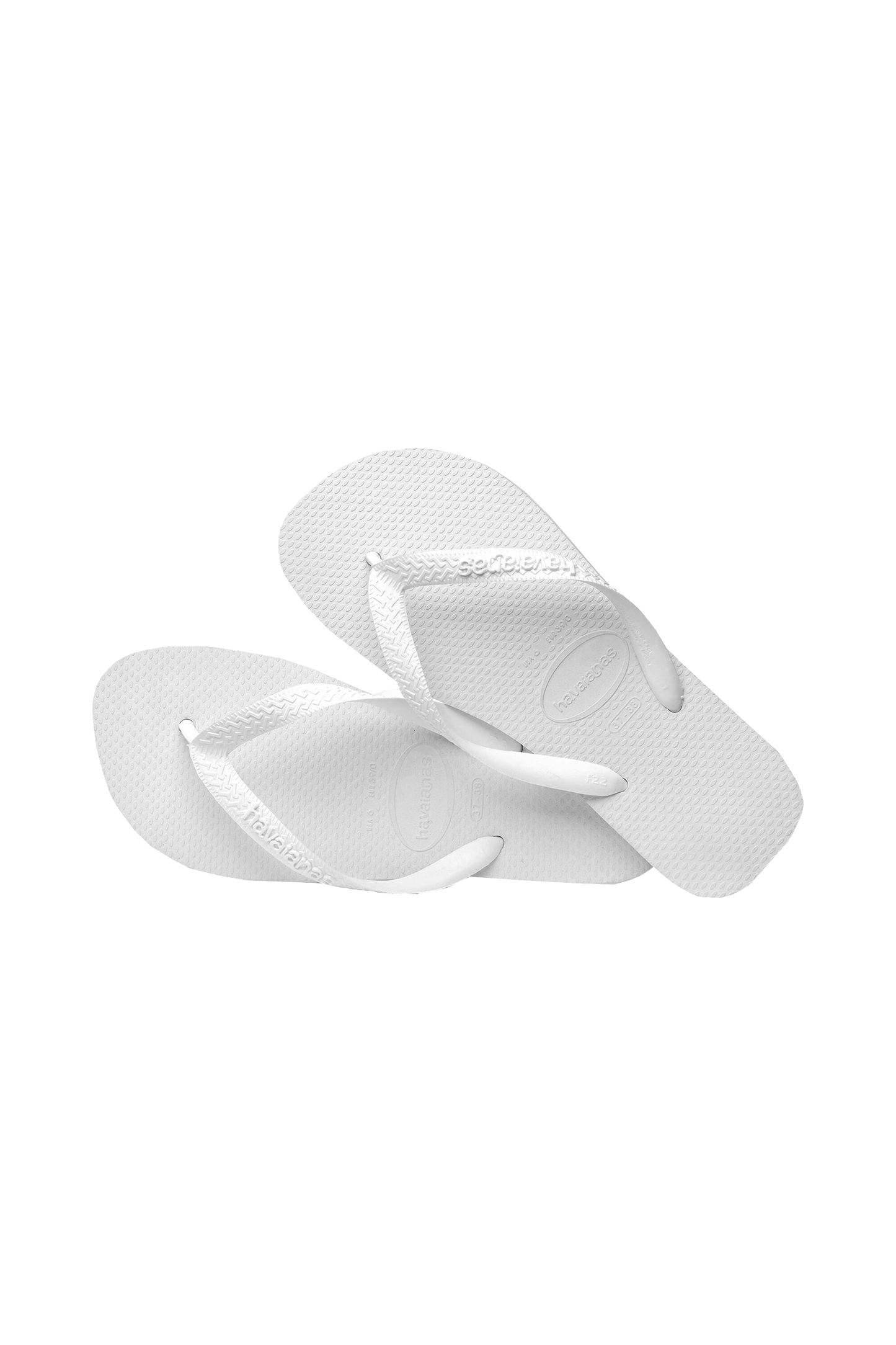 Top Flip Flops White