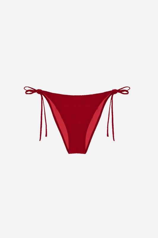 Triangle Bikini Bottom Red