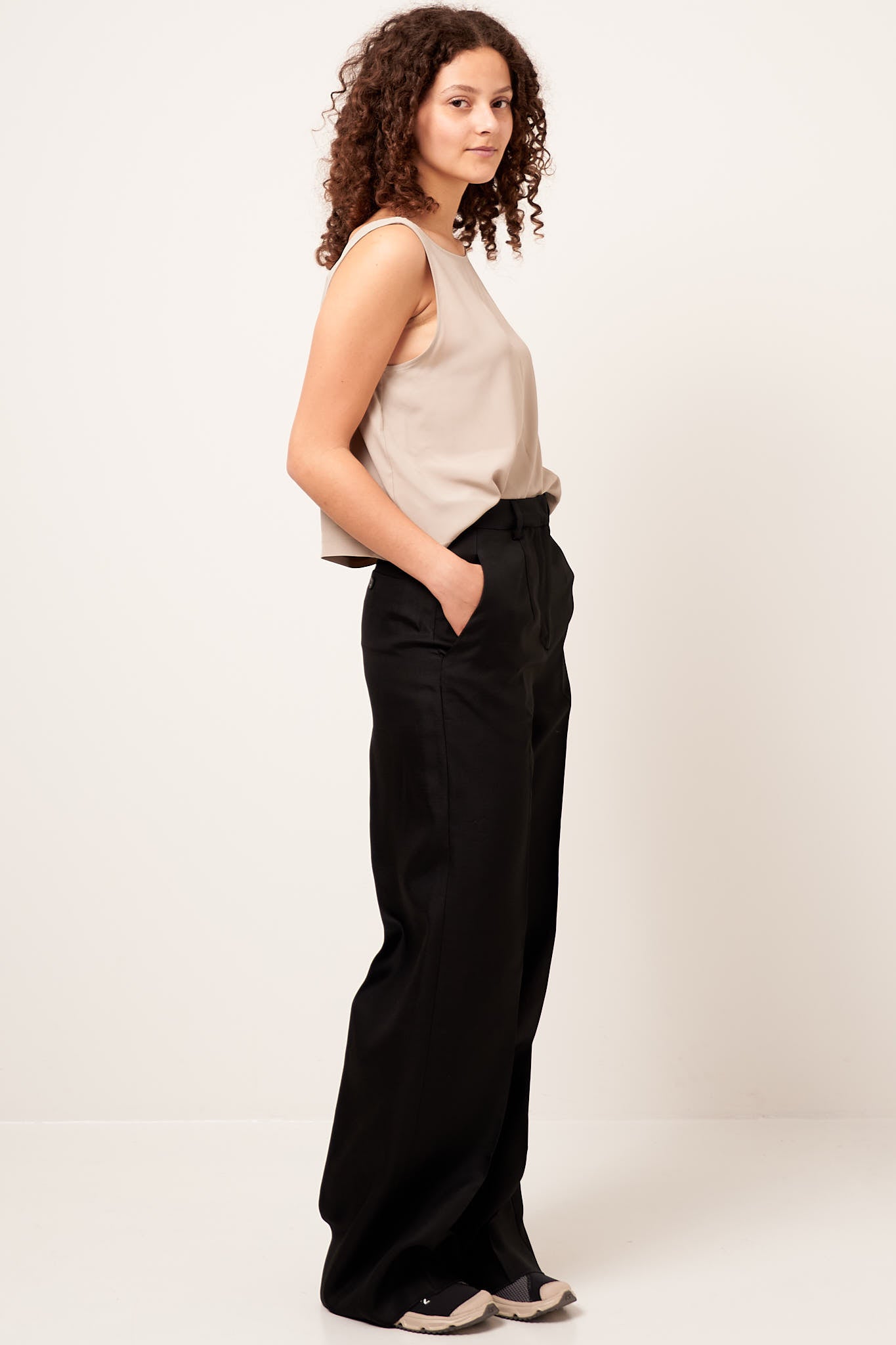 Tuesday Trousers Black Silk