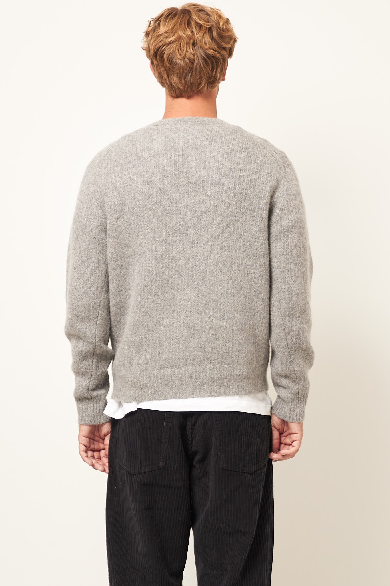 Yak Sweater Grey Melange