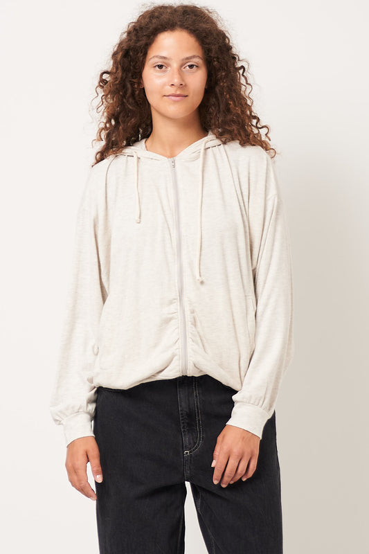 Ypawood Zip Sweatshirt Heather Grey