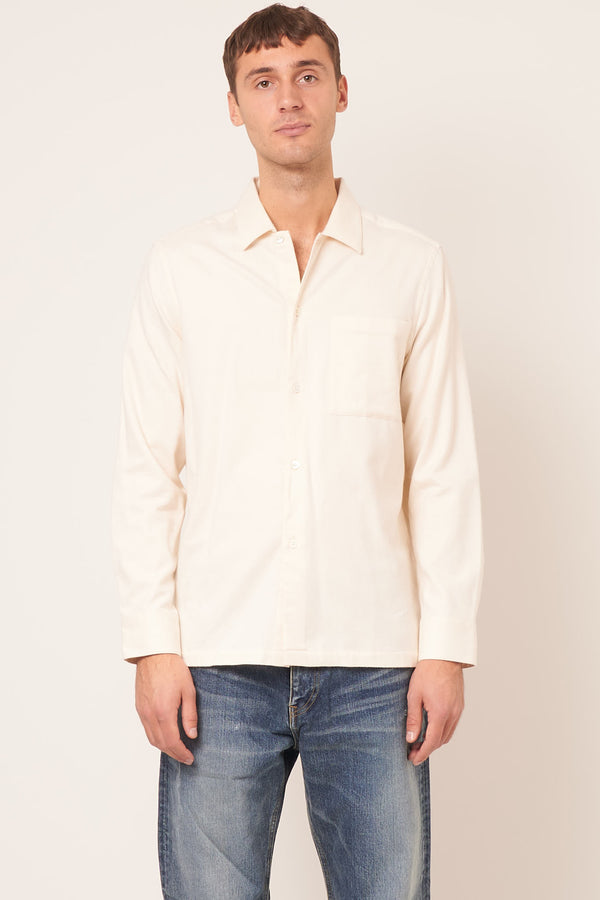 Raw Shirt Flannel Cream