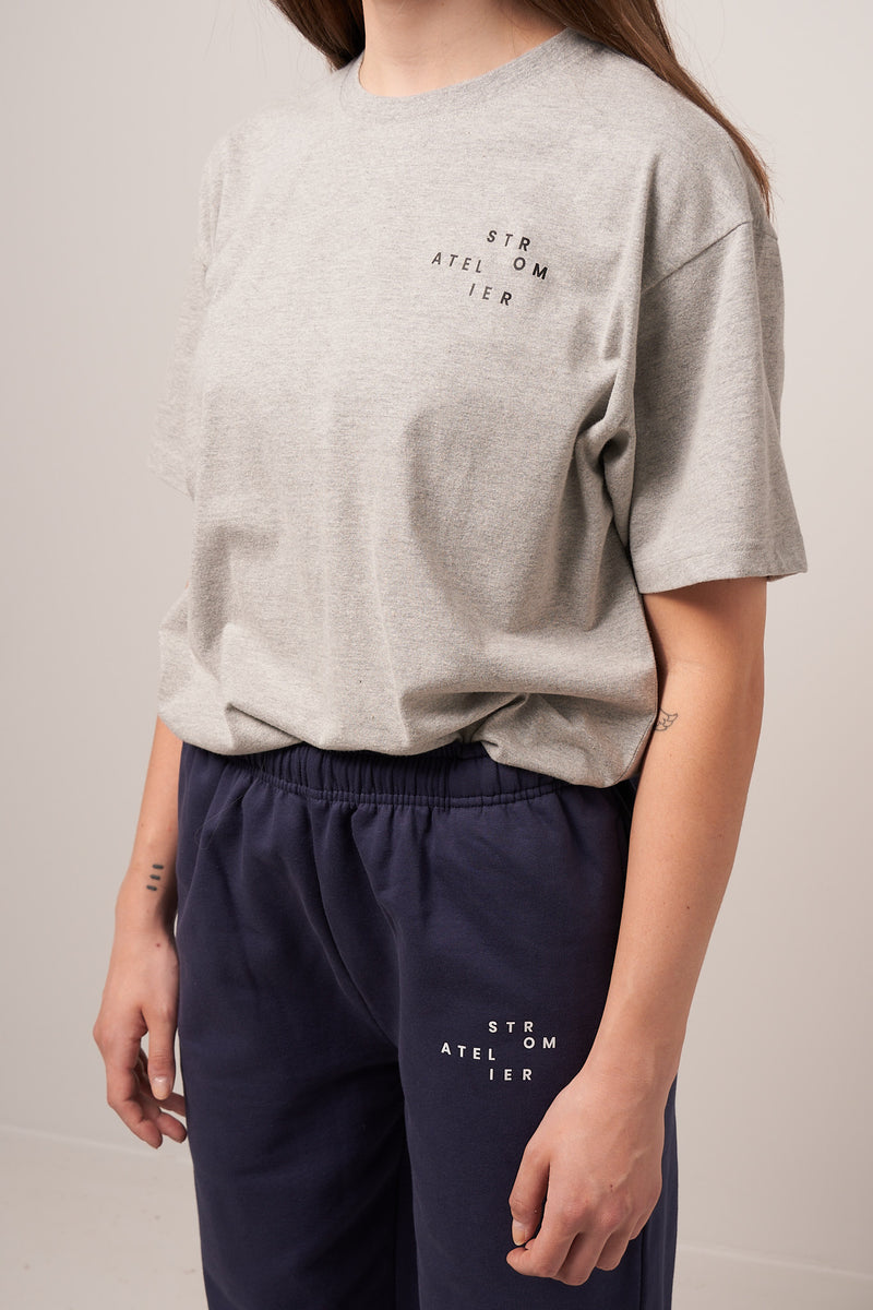 Wish T-Shirt Apart Print Heather Grey