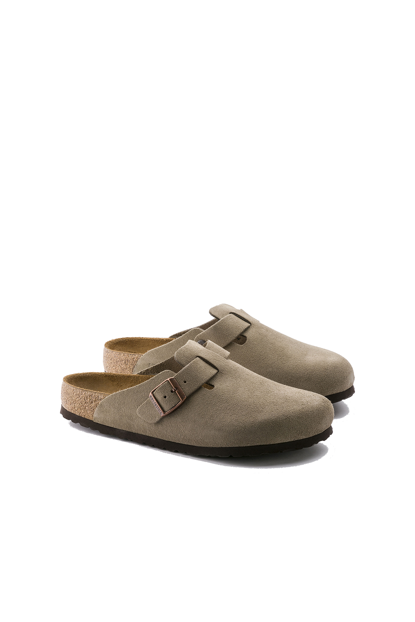 Boston  Narrow Fit Suede Taupe